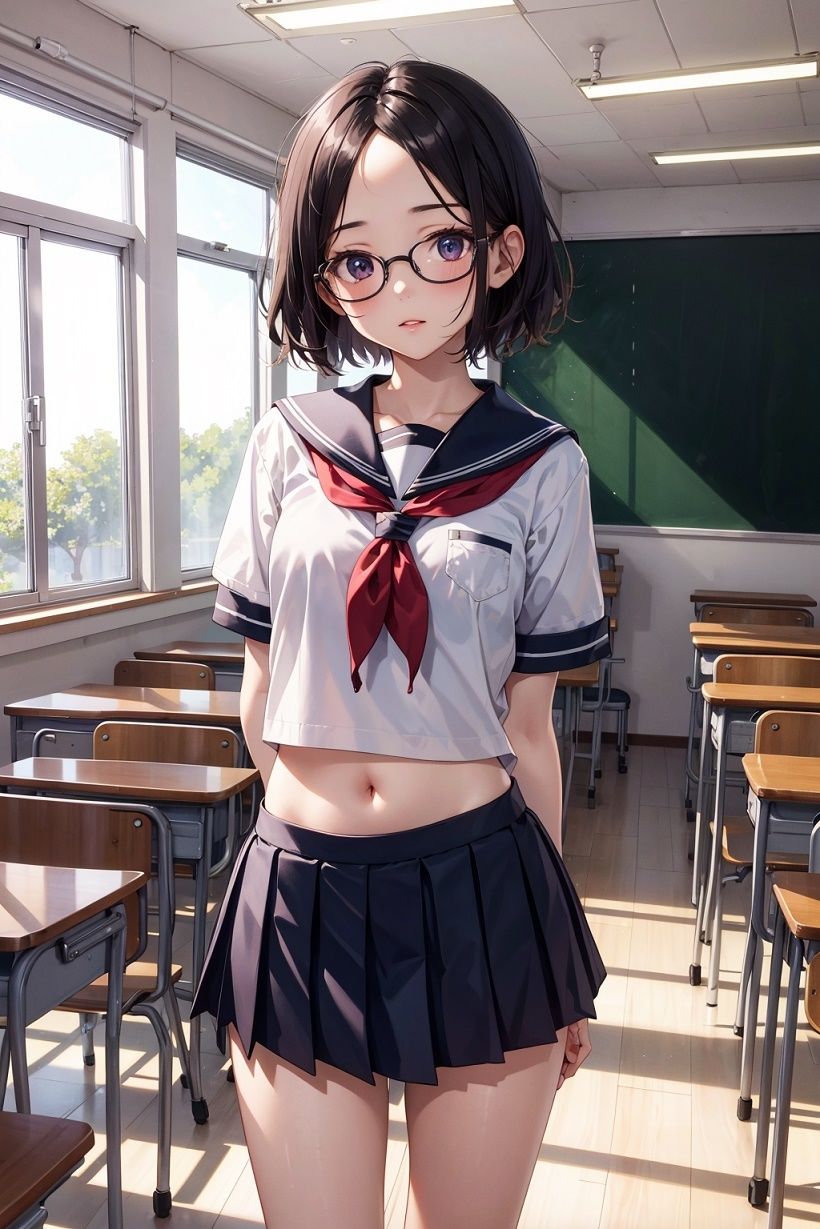 妄想女学院ー眼鏡の美少女編ー サンプル1ページ目