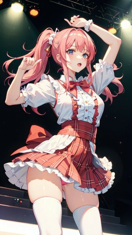 AI生成 セクシーアイドルライブ待ち受けコレクション Vol.2 サンプル4ページ目
