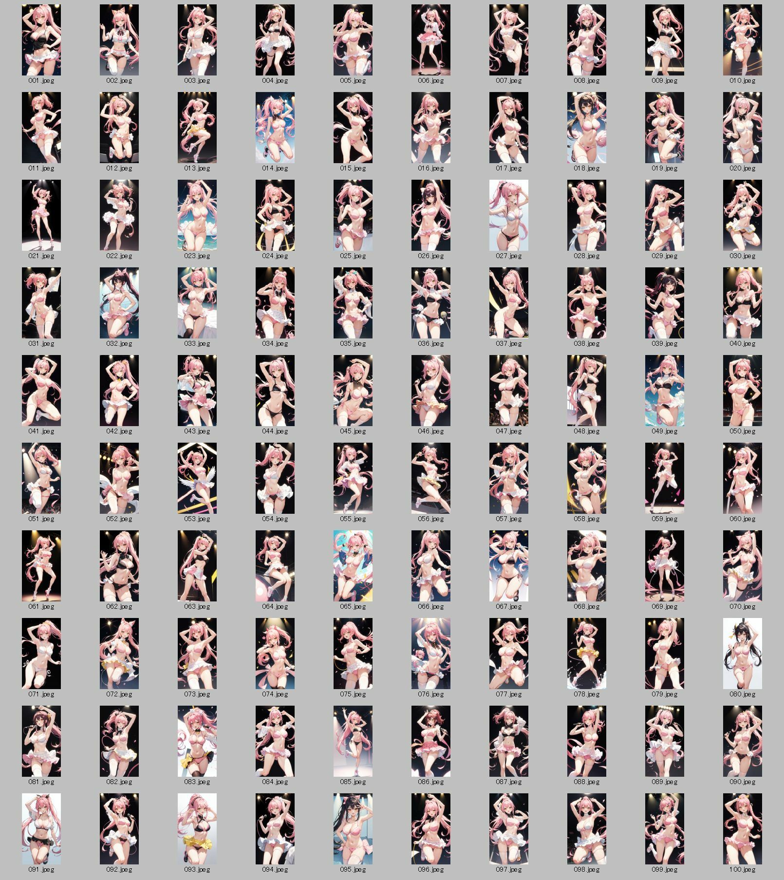 AI生成 セクシーアイドルライブ待ち受けコレクション Vol.3 サンプル6ページ目