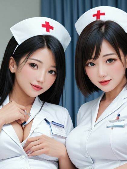 ナースのお仕事レズビアン編 サンプル1ページ目