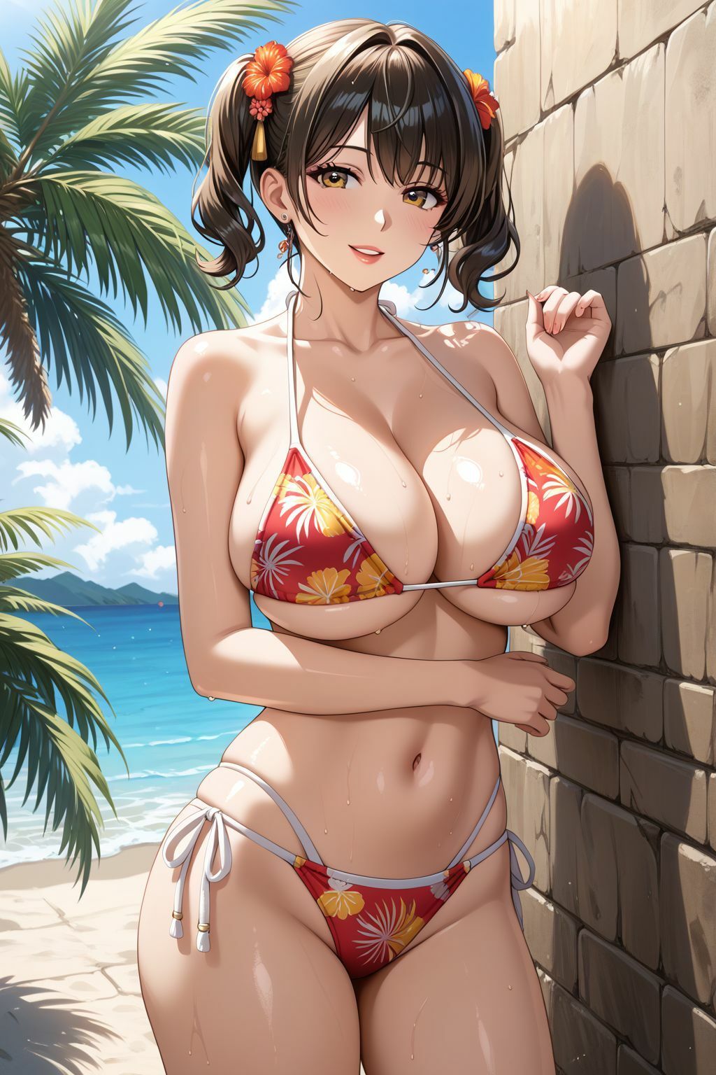 夏色ビキニコレクション〜超乳編1 サンプル6ページ目