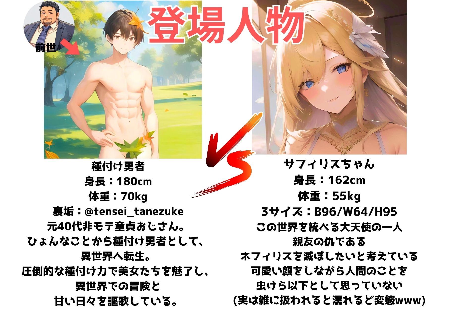 神聖な大天使様がチン棒に服従した件〜ドM願望ありの腹黒ブロンド美女編〜 サンプル1ページ目