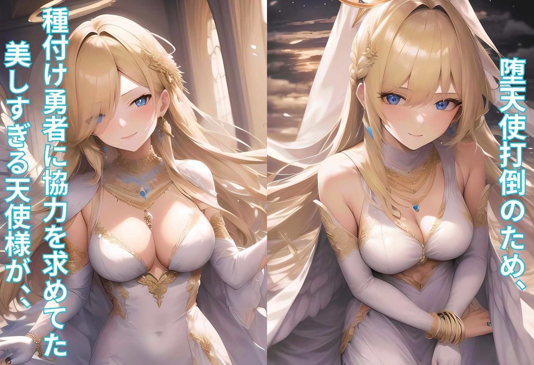 神聖な大天使様がチン棒に服従した件〜ドM願望ありの腹黒ブロンド美女編〜 サンプル2ページ目
