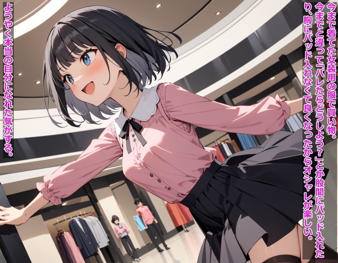 男の僕も女の子になってオシャレがしたい〜性転換しちゃいました〜 サンプル2ページ目