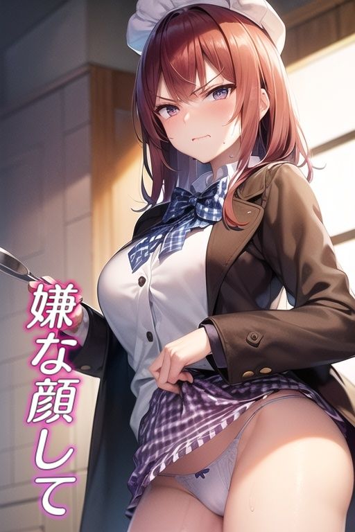 嫌な顔してパンツ見せてくる女の子〜コック編〜 サンプル2ページ目