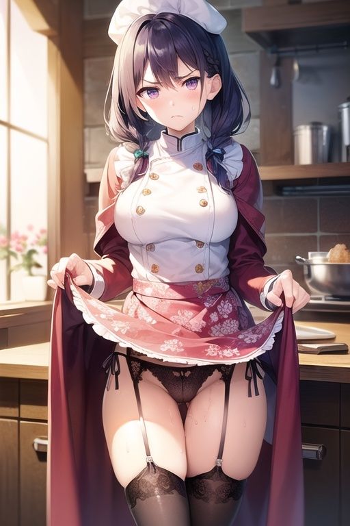 嫌な顔してパンツ見せてくる女の子〜コック編〜 サンプル9ページ目