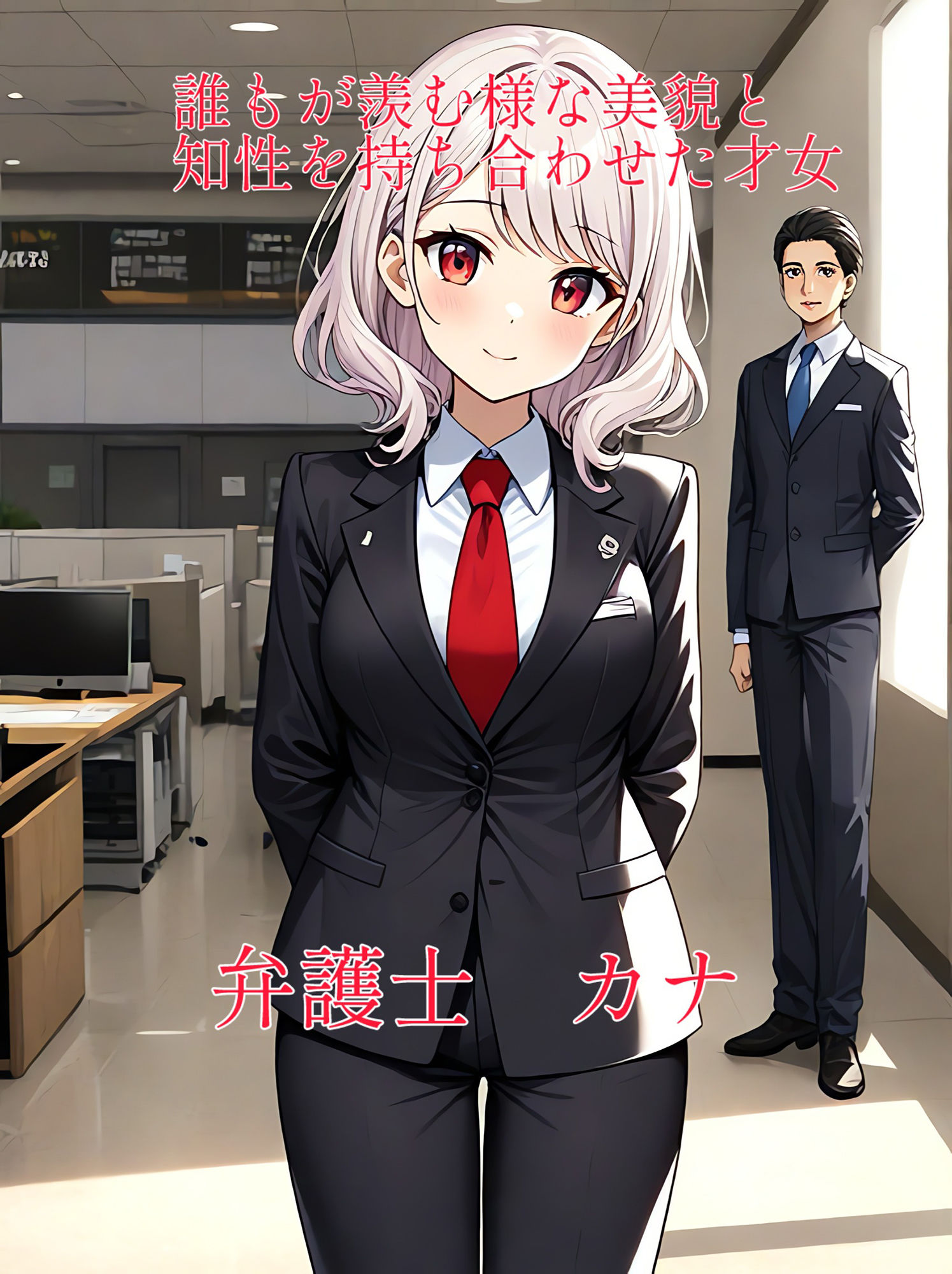 【入れ替わり・イラスト集】天才美人弁護士と性犯罪者が入れ替わり サンプル1ページ目
