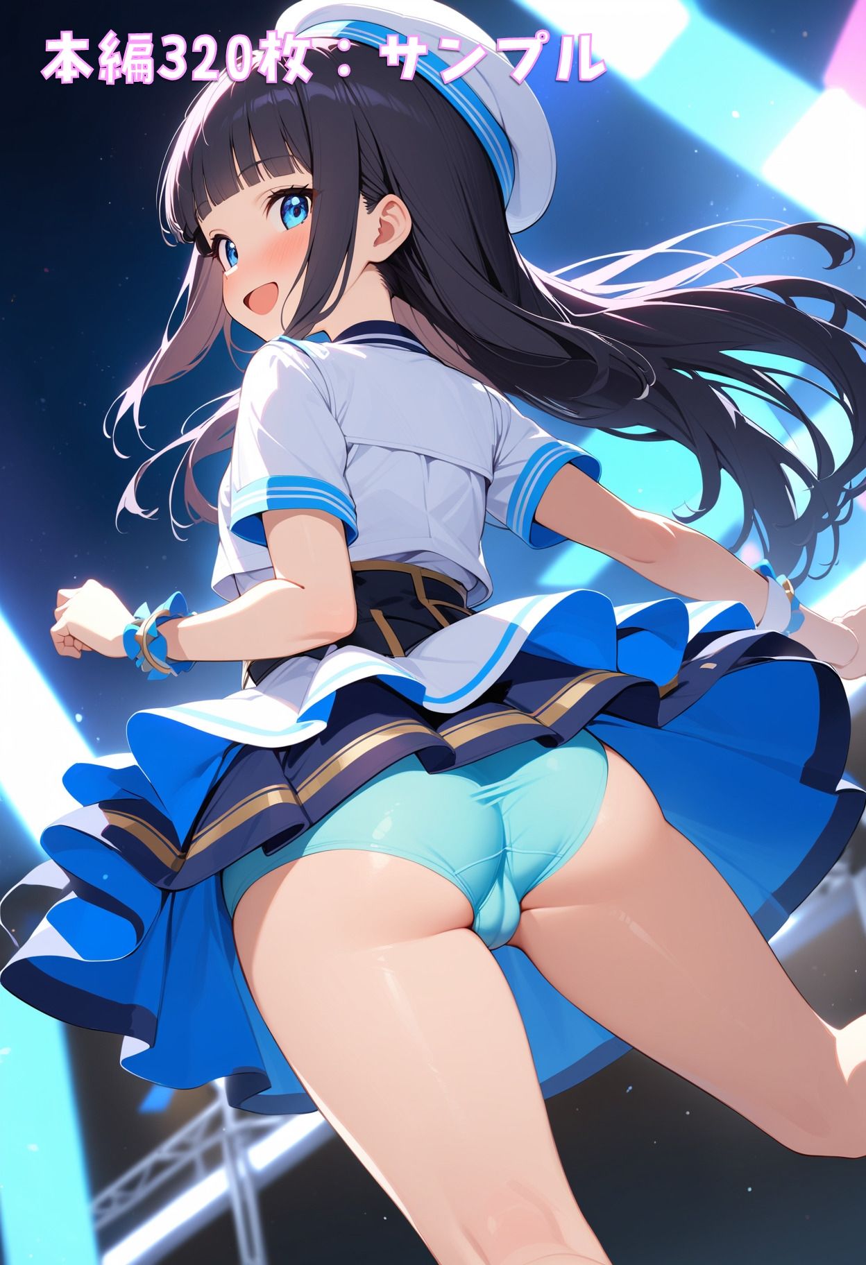 パンチラアイドル！新絵柄版 サンプル2ページ目