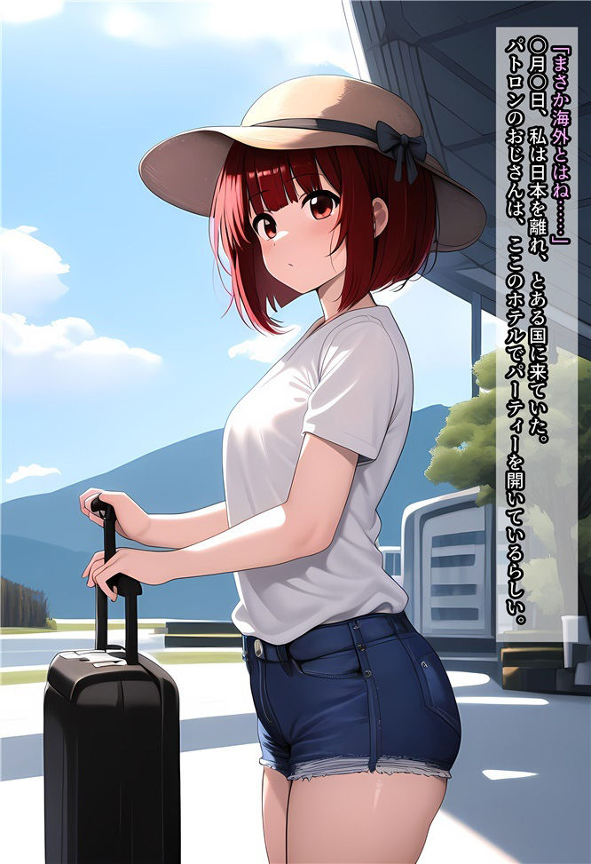 かなちゃん 白ビキニでえっちな営業 サンプル4ページ目