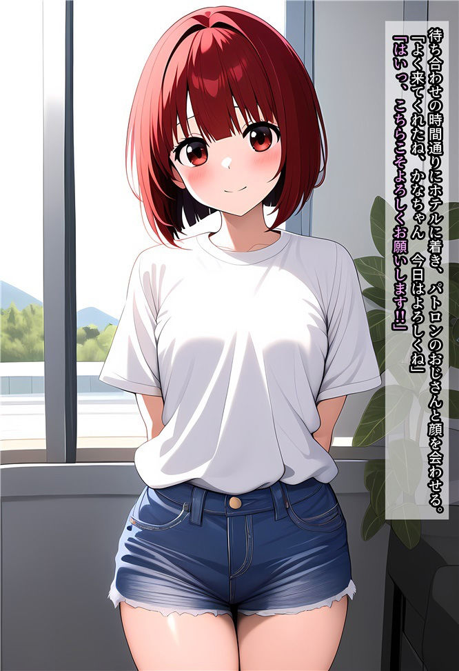 かなちゃん 白ビキニでえっちな営業 サンプル6ページ目