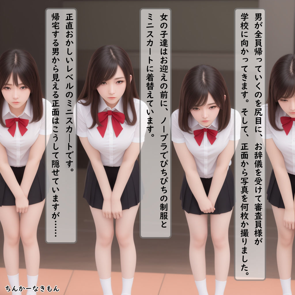 〇校の格付け審査員に性接待させられるJK達 サンプル5ページ目