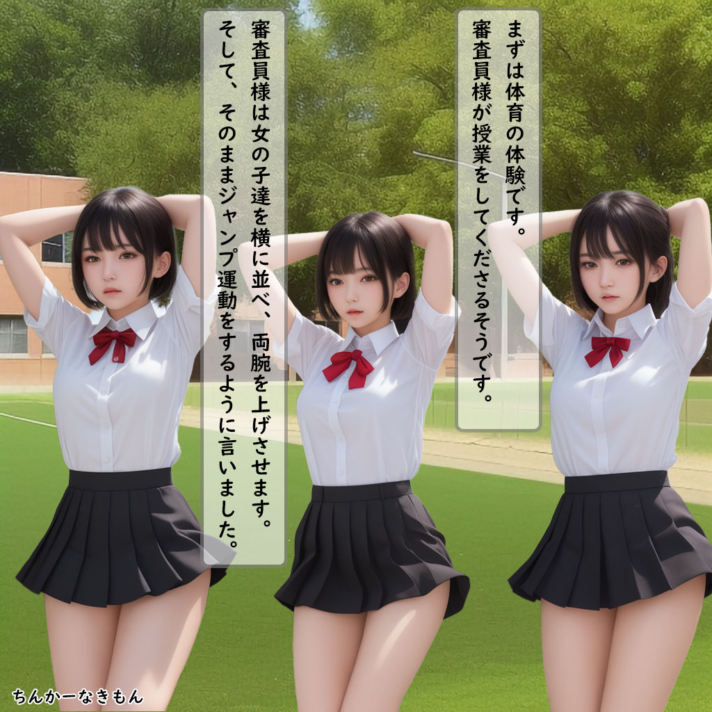 〇校の格付け審査員に性接待させられるJK達 サンプル6ページ目