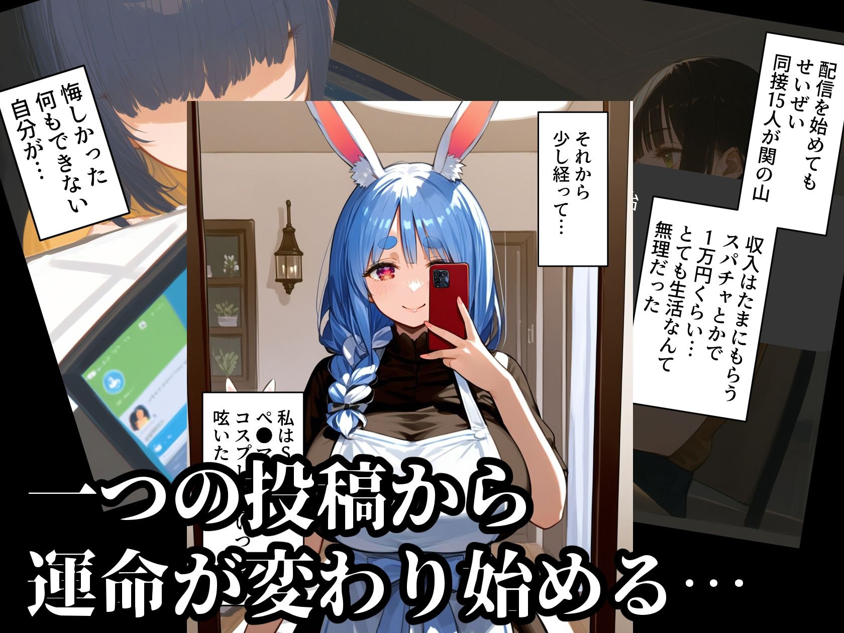 【パパ活乱交】人妻コスプレ道〜私が選んだ選択〜【ぺ●らママ】 サンプル2ページ目