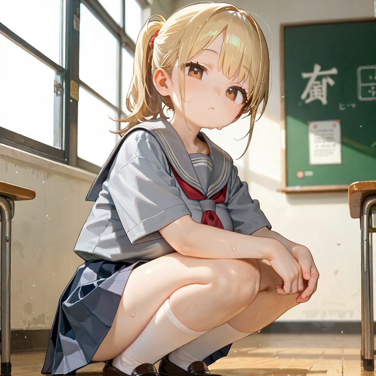 むちむち爆乳制服ギャルと教室で濃厚セッ〇ス！03 サンプル10ページ目