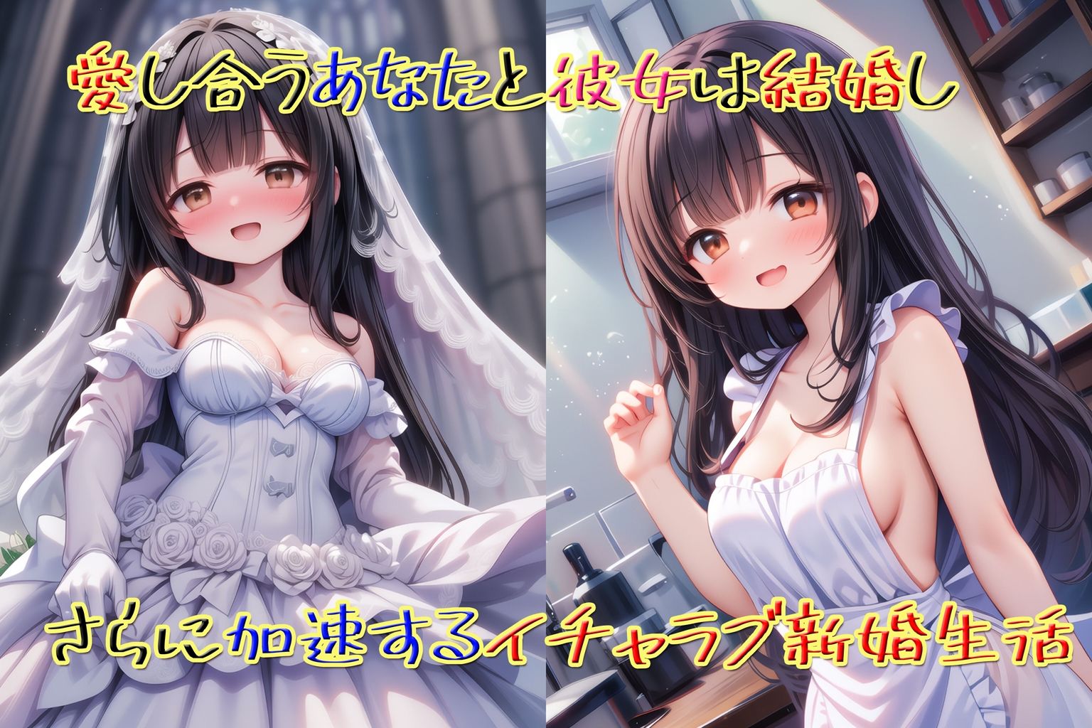 黒髪ロングの恋人とのラブラブ同棲生活〜そして結婚・ボテ腹ハッピーエンド〜 サンプル4ページ目