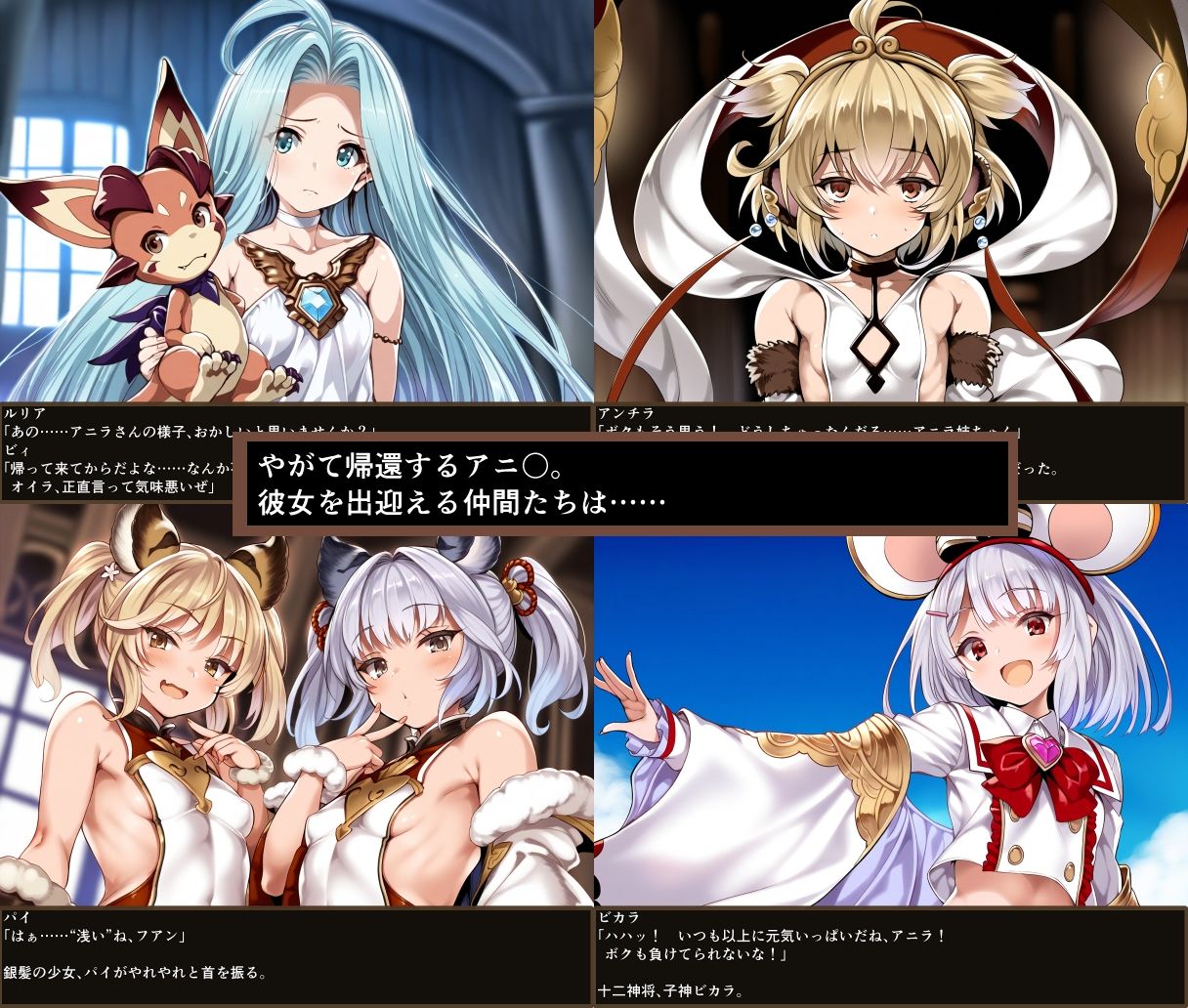 団長のことが大好きなア〇ラが寝取られて淫乱メスドラフになって帰って来たけどイチャラブ交尾して幸せにした話 サンプル4ページ目