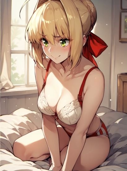Fateのネロから送られてきた自撮り写真 サンプル1ページ目