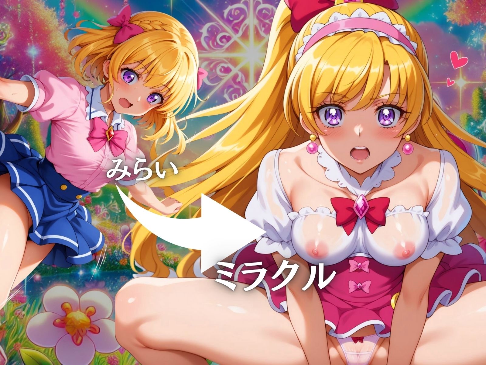 【キュアミラ◯ル】 ◆童貞使いペロキュア サンプル1ページ目