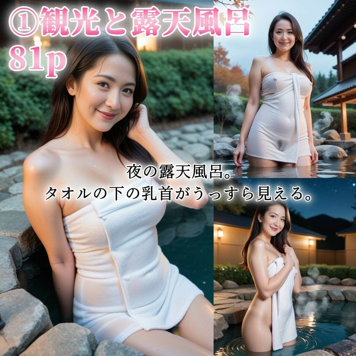 【清楚な人妻】愛人2号とドスケベ旅行〜紅葉露天風呂と卑猥な陰毛〜 サンプル3ページ目
