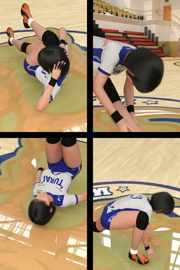 才色兼備の万能女性格闘家 霧島 愛唯のVolleyBallユニーフォーム写真集-01 サンプル1ページ目