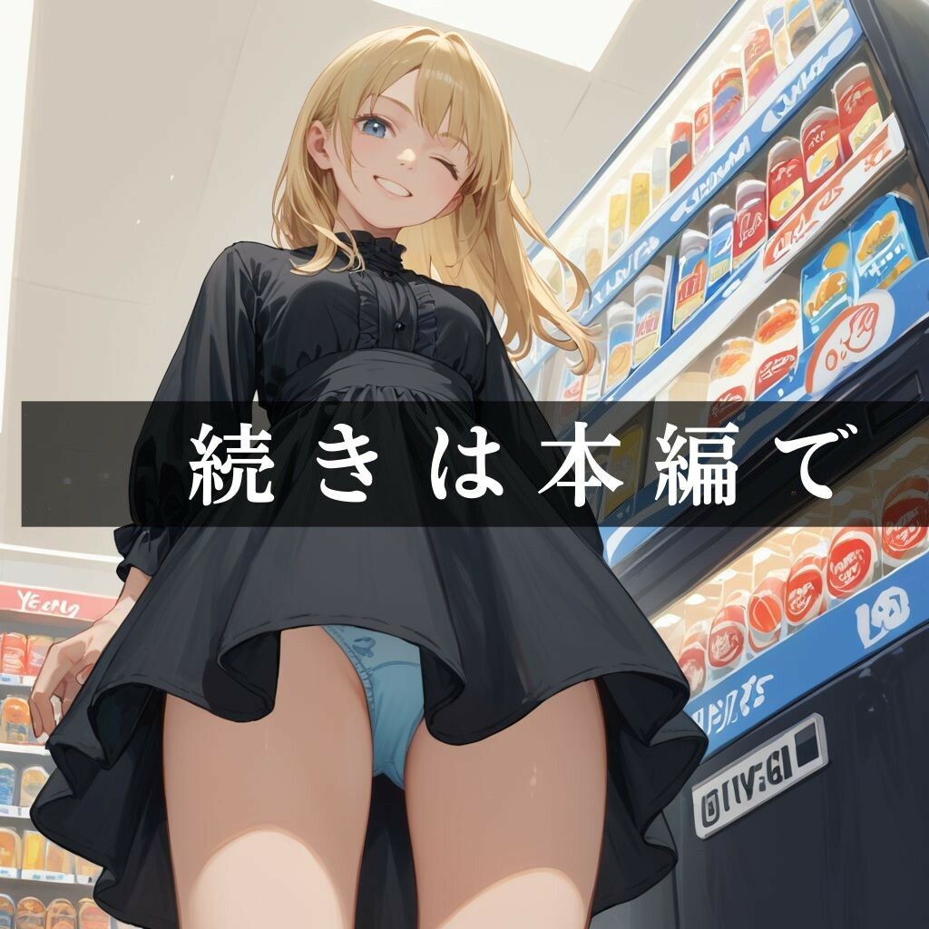 自販機前にいる女子のパンチラ画像集 〜散歩中のペット目線でスカート下を覗き見る サンプル8ページ目
