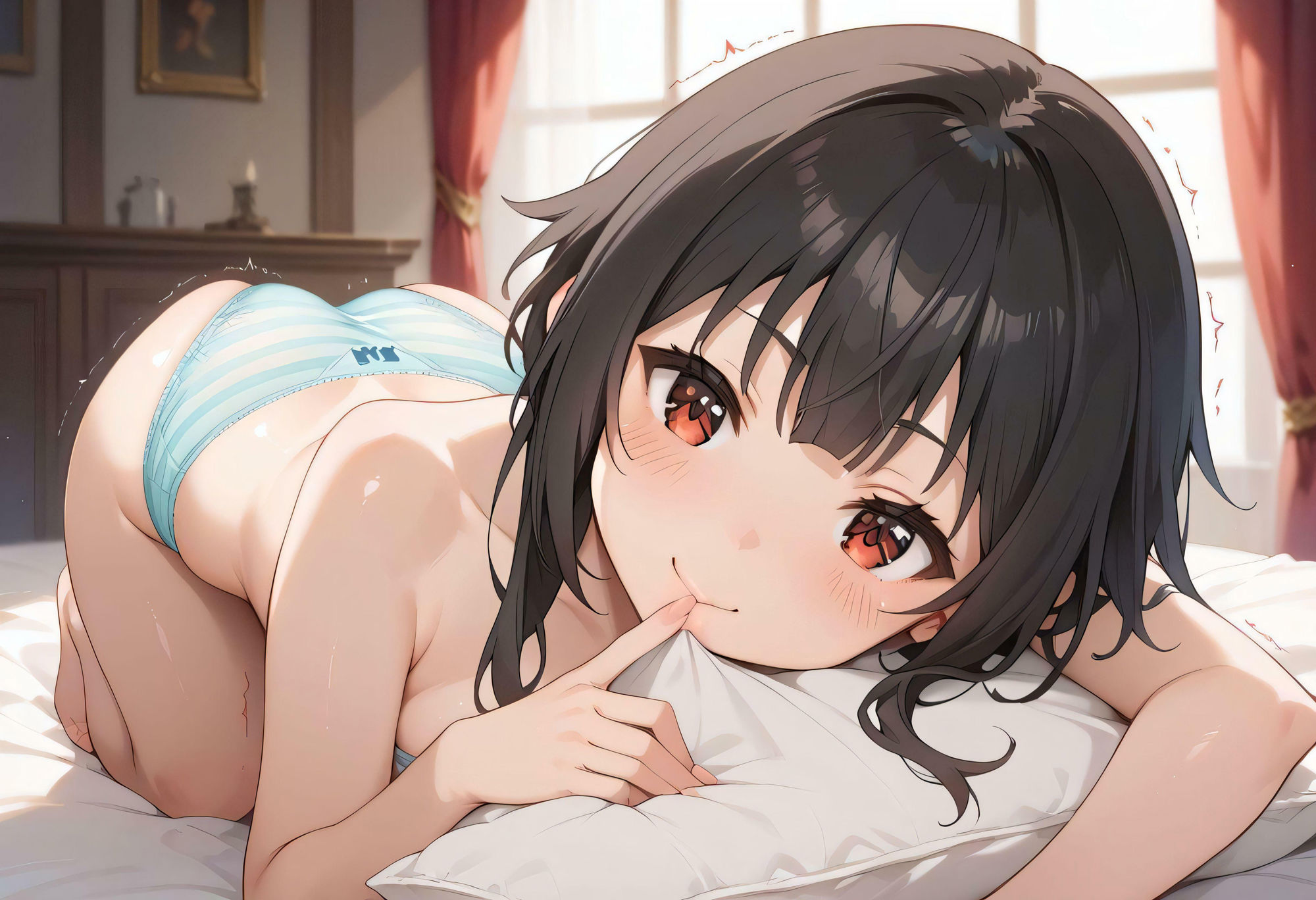下から見るか後ろから見るか サンプル1ページ目
