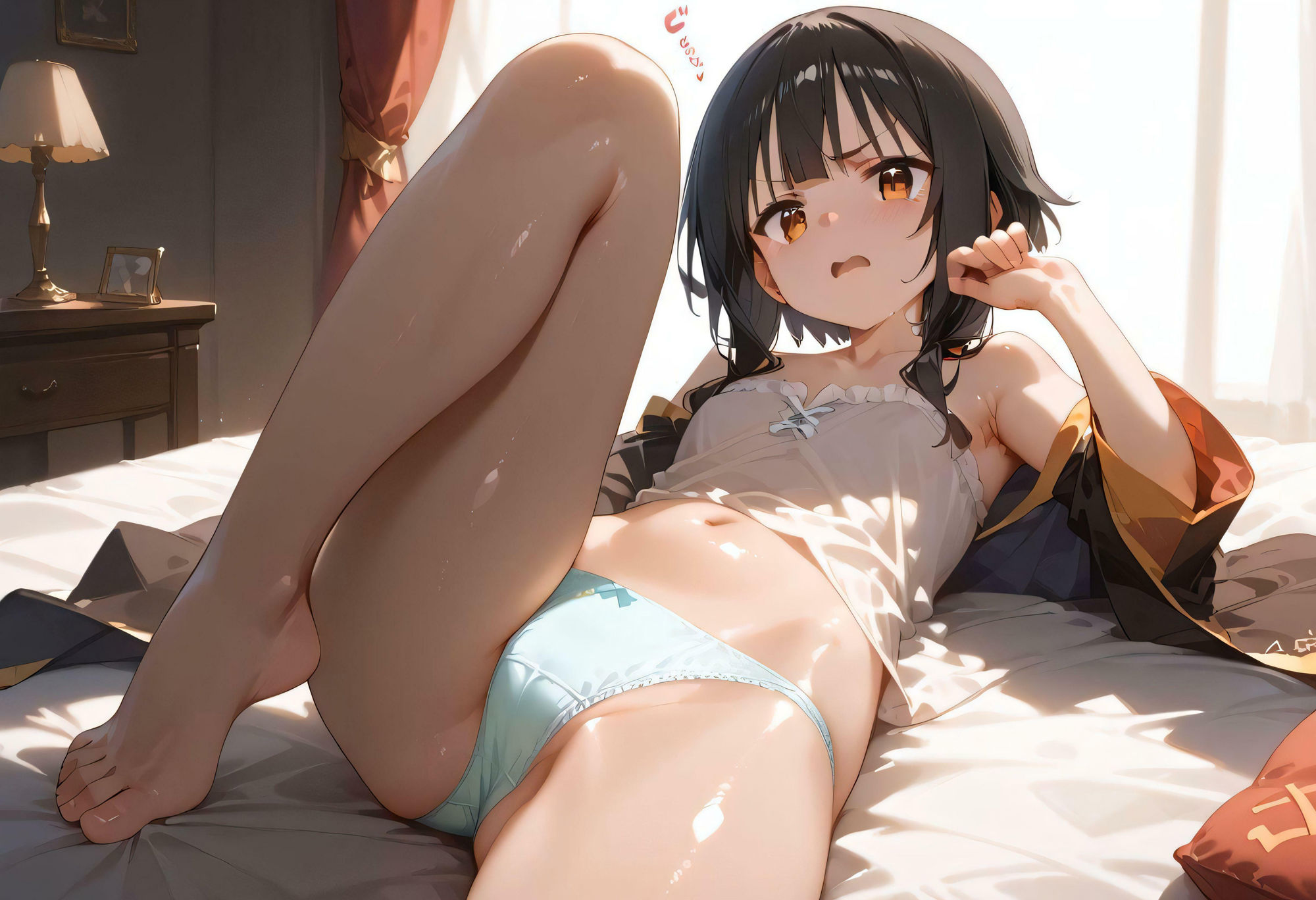 下から見るか後ろから見るか サンプル5ページ目