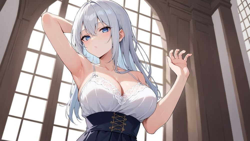 27万フォロワー！シルバーヘア美少女の秘密撮影会！ サンプル5ページ目