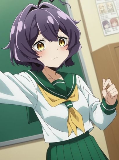 魔法少女にあこがれての柊うてなから送られてきた自撮り写真 サンプル1ページ目