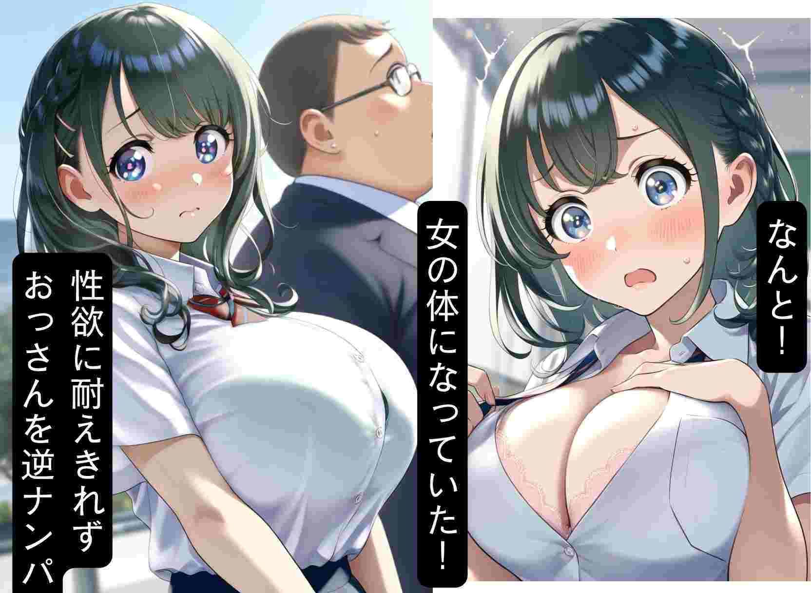 性転換！女体化ギャルがパパ活で援交TSセックス サンプル5ページ目