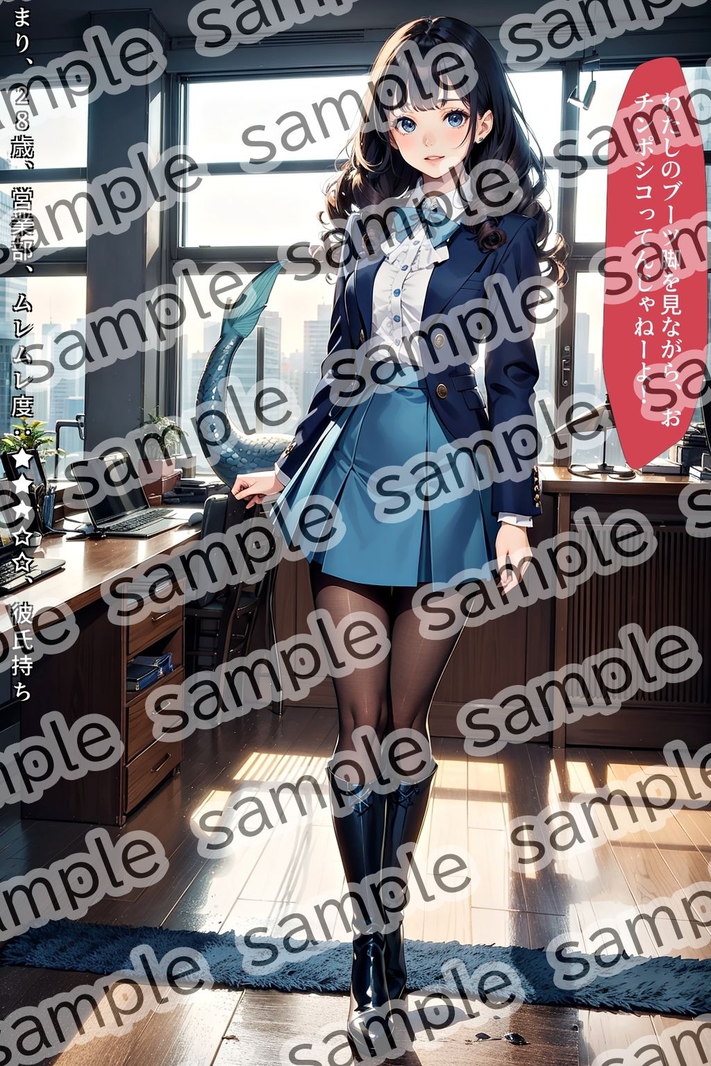 上品なお嬢様OLのパンスト＆ブーツが最高すぎる件 サンプル3ページ目