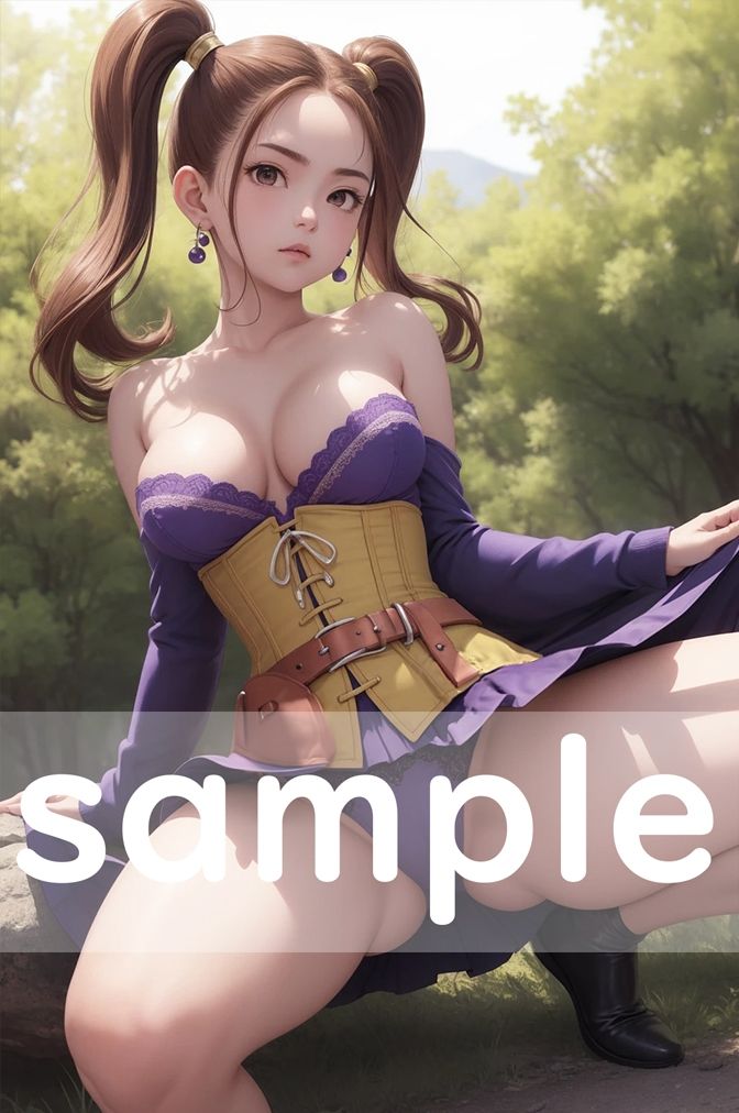 【揺れるおっぱい動画付】ドラゴンクエ●トCG集 サンプル7ページ目