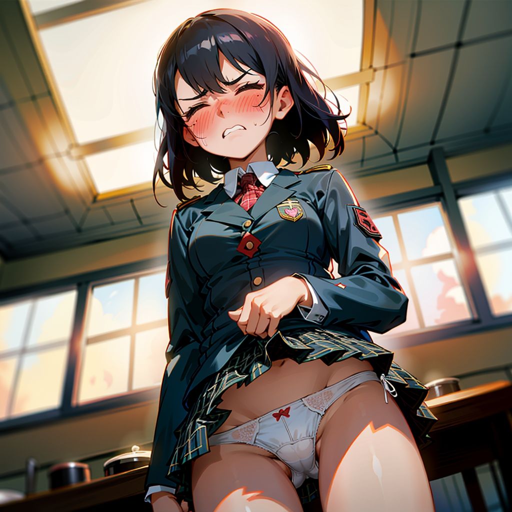 お嬢様限定！おパンツ見せ合戦！負けられない戦いがそこにある！ サンプル1ページ目