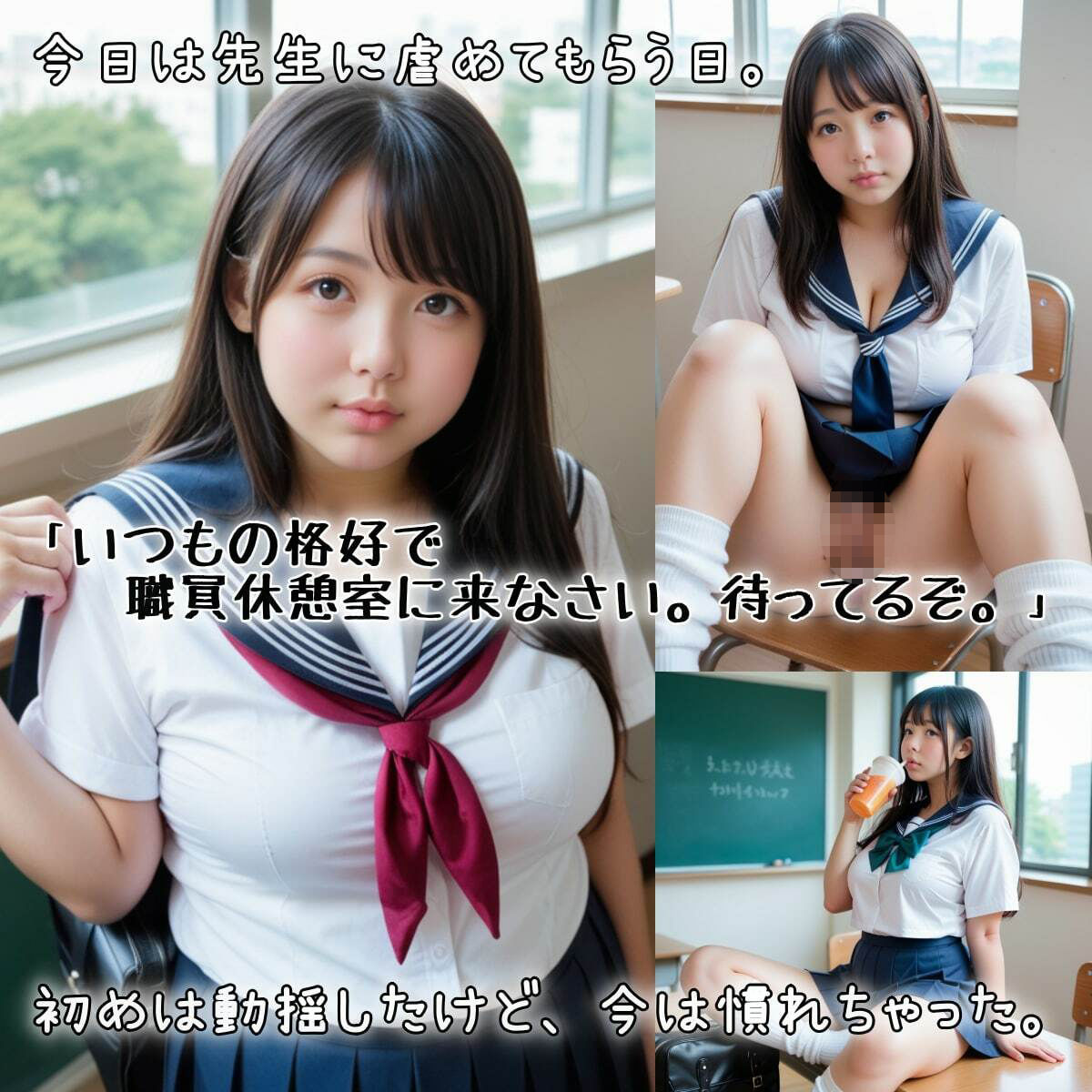 ケツ穴ブルマ〜ムッチリ地味女は剛毛尻毛。放課後、職員休憩室に来なさい〜 サンプル1ページ目