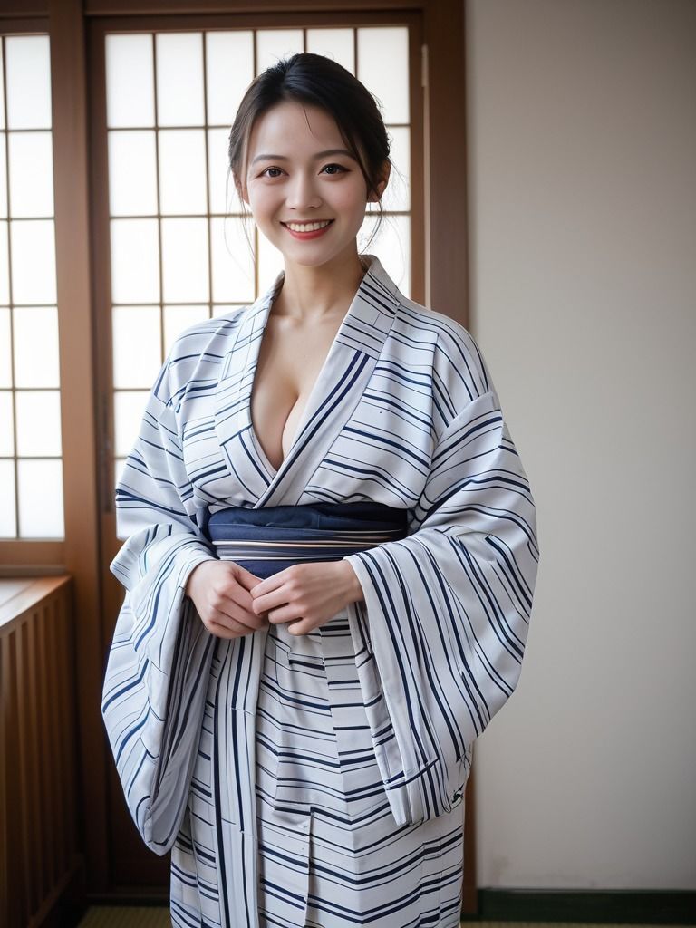 爆乳彼女とお泊り温泉デート〜乱れる浴衣〜 サンプル1ページ目