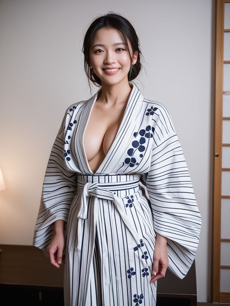 爆乳彼女とお泊り温泉デート〜乱れる浴衣〜 サンプル4ページ目