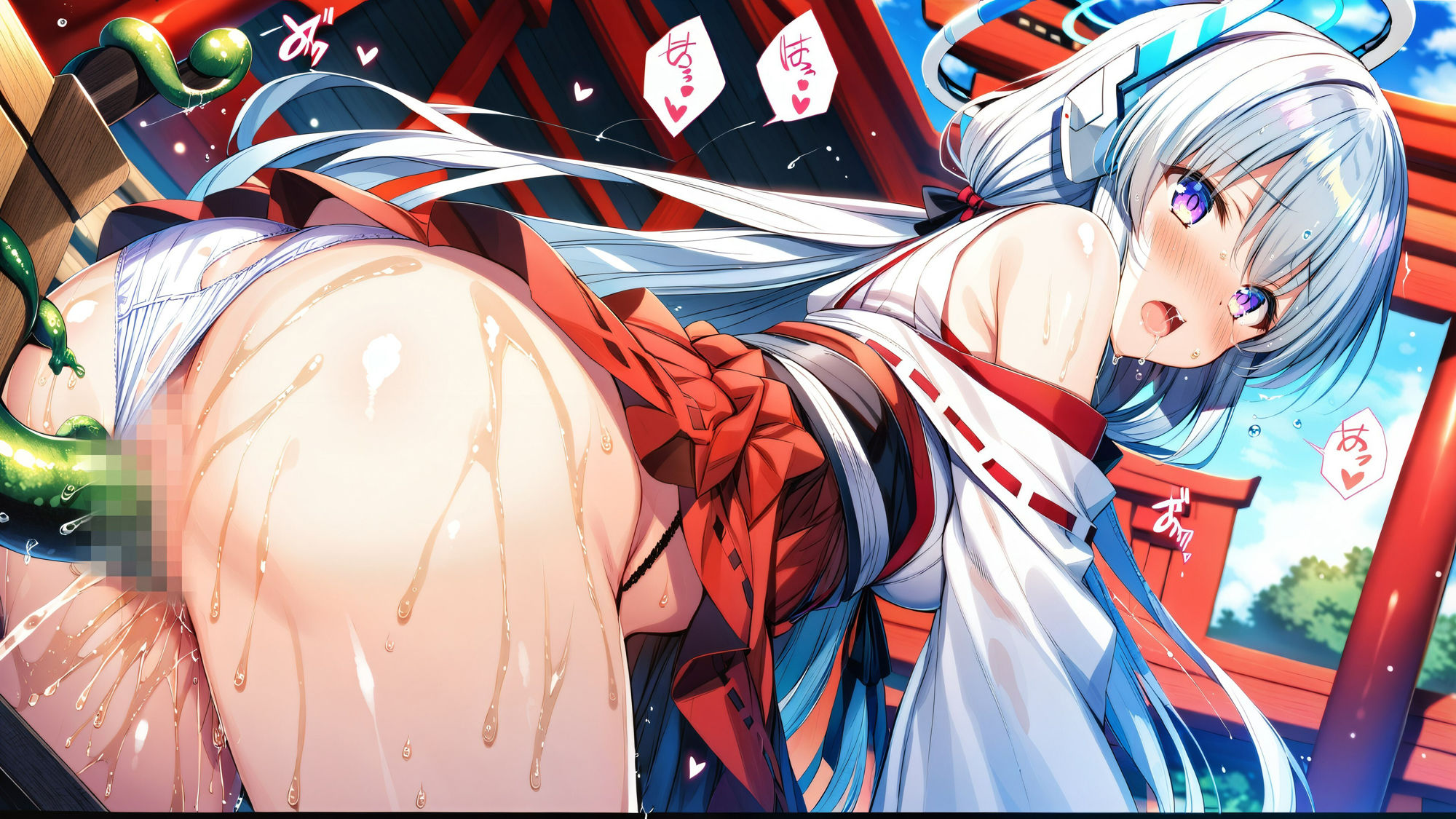 触手に囚われた少女達 〜ブルアカ編〜 Vol.5 サンプル4ページ目