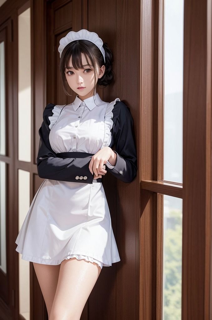 【いいなり痴女メイド特集】AI美女グラビア写真集 サンプル4ページ目