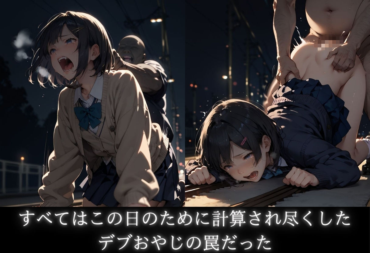 ロりJKに種付けプレスをかましまくるー痴●列車編Iー サンプル7ページ目