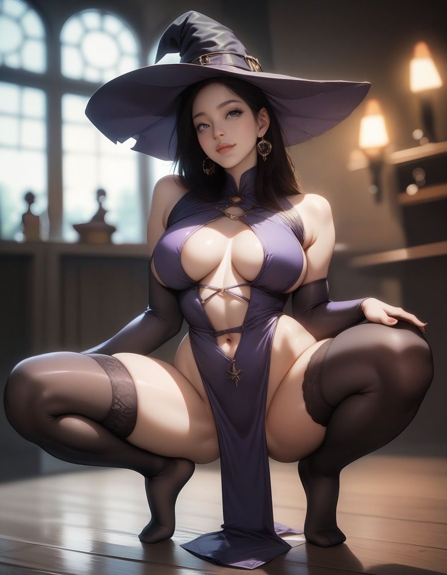 Witch Girls 搾精魔法 サンプル1ページ目