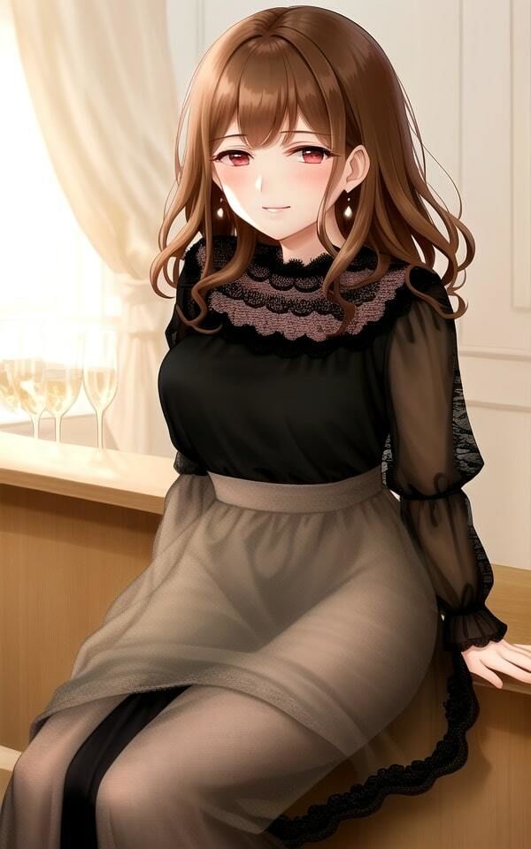 切れ長で優しい目をした女性 サンプル1ページ目