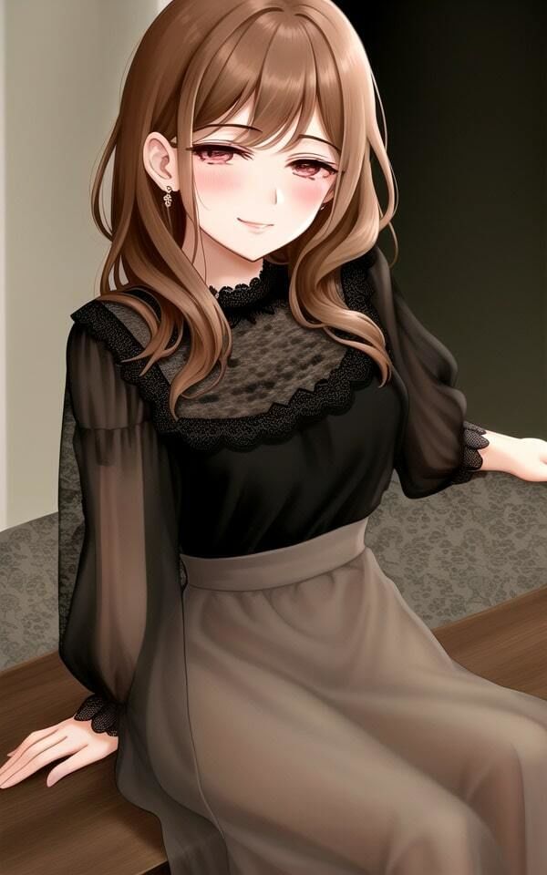 切れ長で優しい目をした女性 サンプル3ページ目