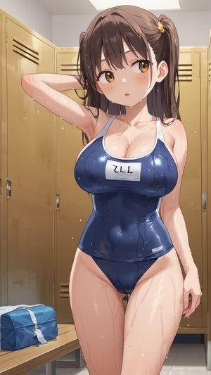 スク水巨乳の生徒に我慢できなくて サンプル3ページ目