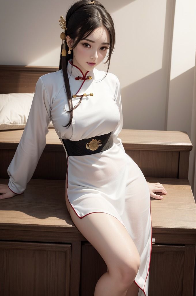【チャイナ服美人特集】AIグラビアコスプレ写真集 サンプル2ページ目