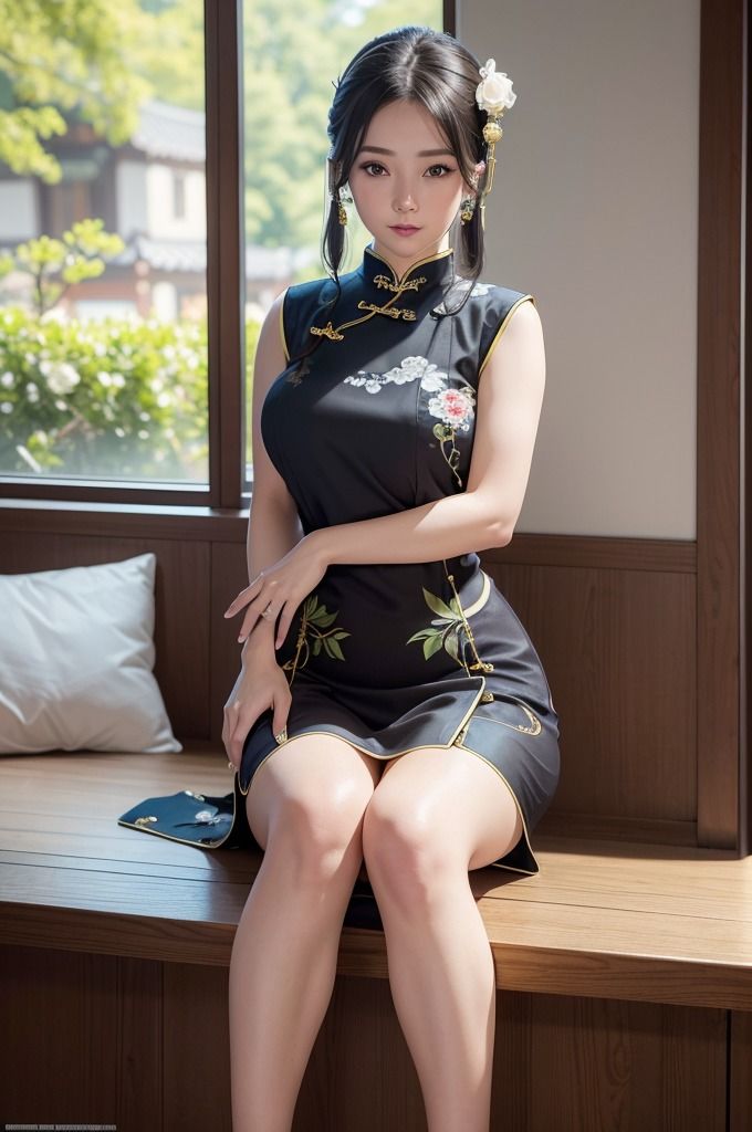 【チャイナ服美人特集】AIグラビアコスプレ写真集 サンプル4ページ目