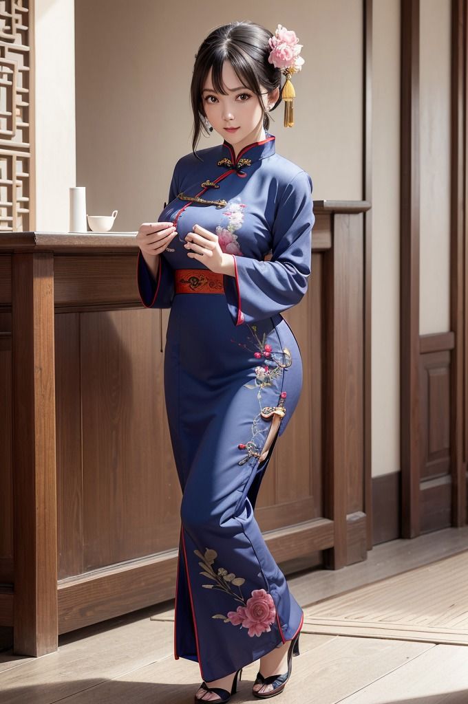 【チャイナ服美人特集】AIグラビアコスプレ写真集 サンプル5ページ目