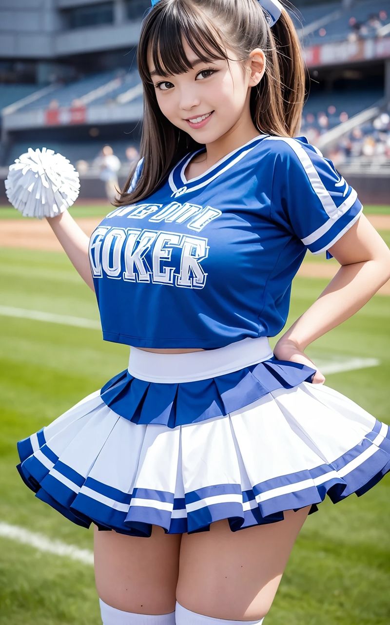 【AI写真集】チアリーダー写真集（2） サンプル3ページ目