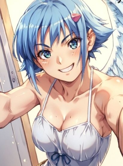 クイーンズブレイドのナナエルから送られてきた自撮り写真 サンプル1ページ目