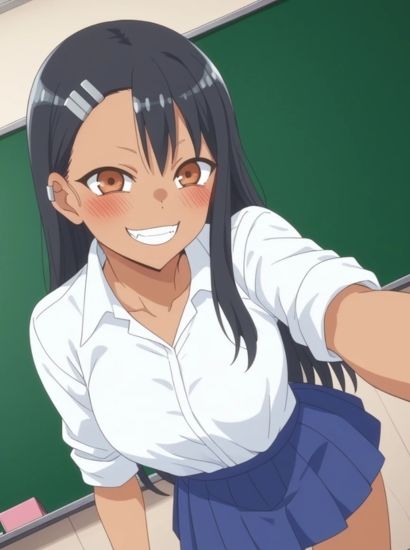 イジらないで、長瀞さんの長瀞から送られてきた自撮り写真 サンプル1ページ目