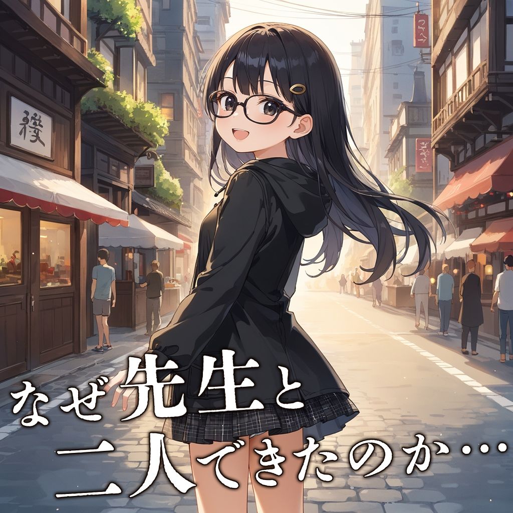 先生と二人できました サンプル1ページ目